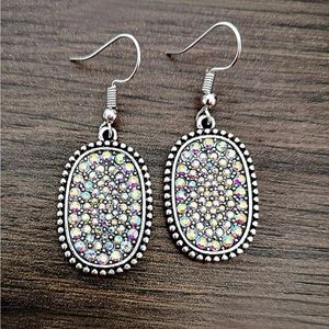 Fashion decor geometric drop earrings